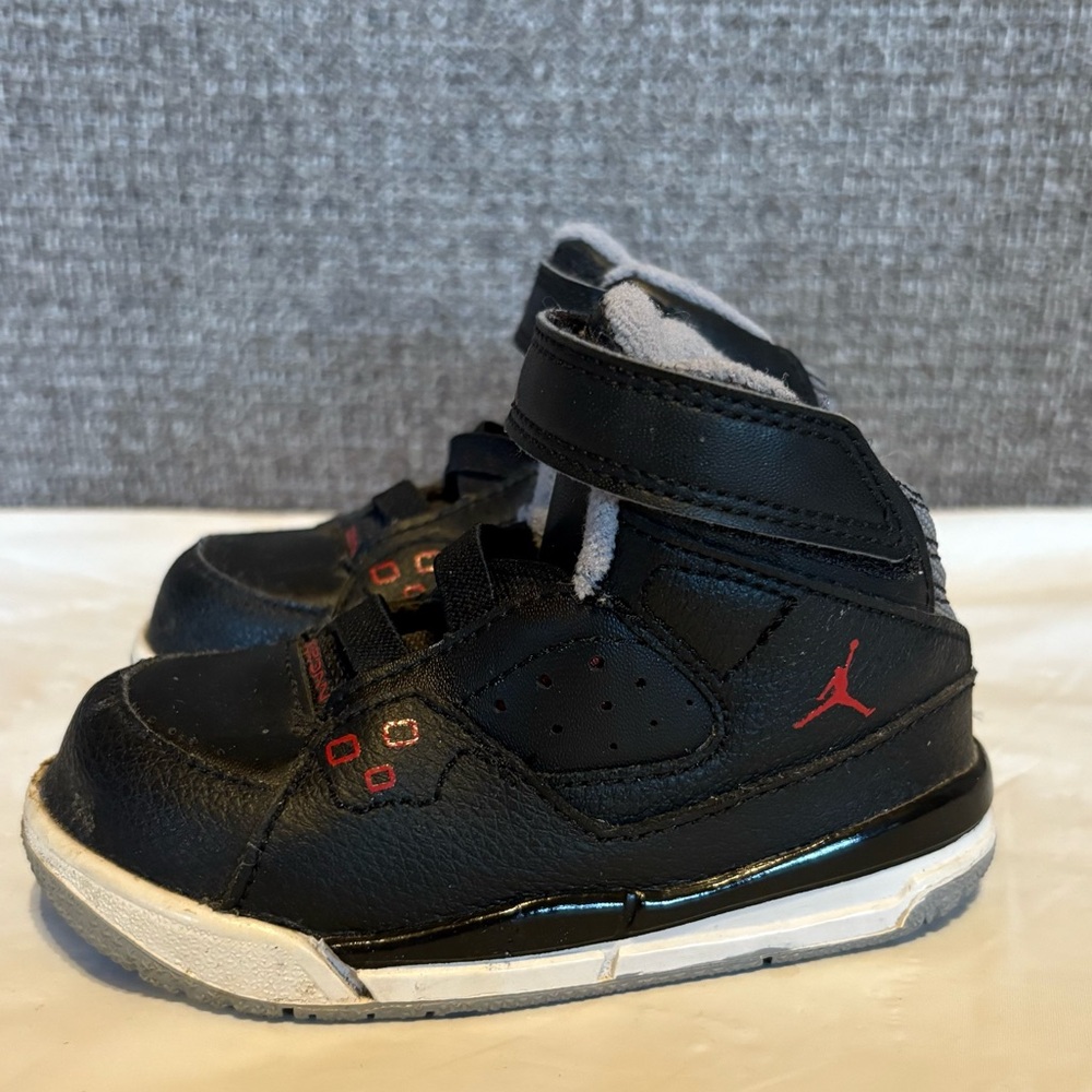 Nike Air Jordan SC1 Flight Basketball Sneakers Toddler Sz 6C Black #407496-020